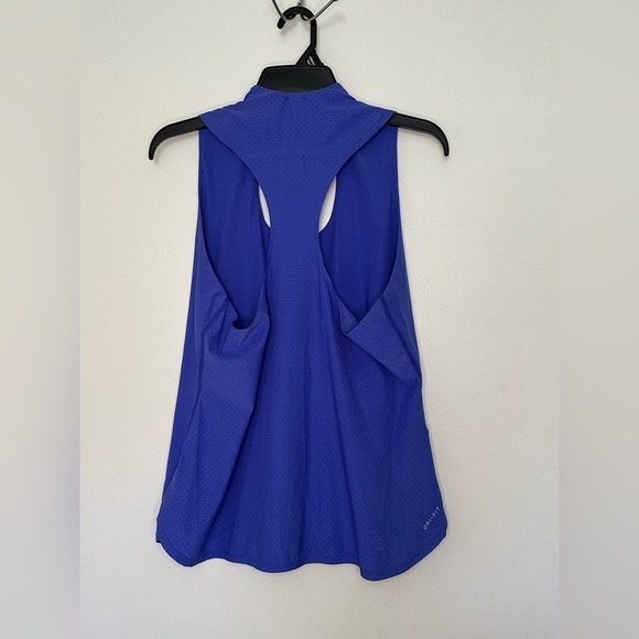 Nike Court FlexMaria Paramount Dri-Fit Blue Tank, Size Large - Picture 3 of 8